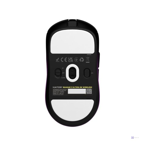 Mysz dla graczy Hator Quasar 3 ULTIMA czarno-fioletowa