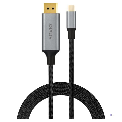 SAVIO KABEL USB-C - DISPLAYPORT 8K 2M 60HZ (DSC) CL-208