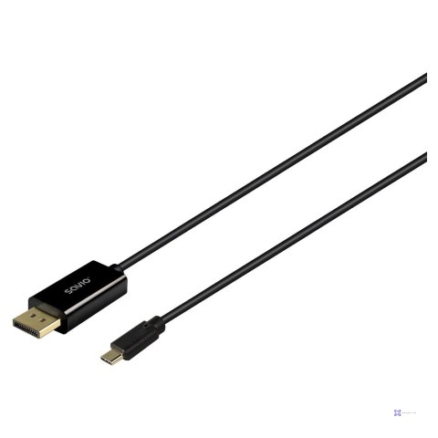 SAVIO KABEL USB-C DO DISPLAY PORT 1.2 2M CL-207