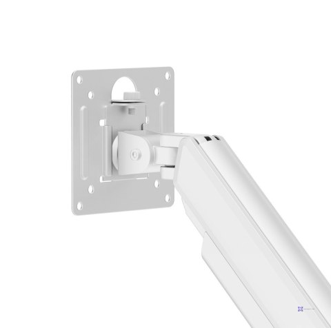 GEMBIRD BIURKOWE, REGULOWANE RAMIĘ/UCHWYT NA MONITOR 17"-32", OBCIĄŻENIE DO 10 KG, KOLOR BIAŁY