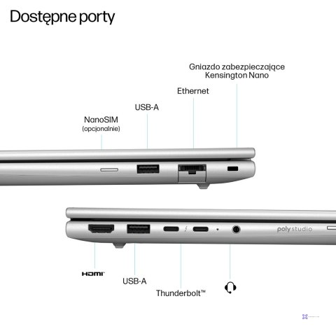 HP Elitebook 6 G1i Ultra 5 225H 16"WUXGA 300nits AG 16GB DDR5 5600 SSD512 Intel Arc Cam 5MP+IR 56Wh W11Pro Pike Silver 3Y OnSite