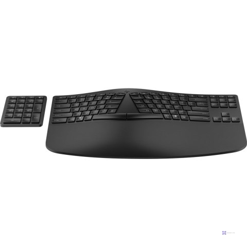 HP Klawiatura ergonomiczna bezprzewodowa + numeryczna 965 7E756AA czarna