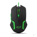 Mysz komputerowa Esperanza Fighter EGM205G (optyczna; 2400 DPI; kolor czarny)