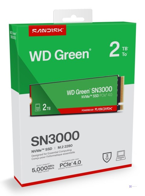 SSD WD Green SN3000 2TB NVMe WDS200T4G0E