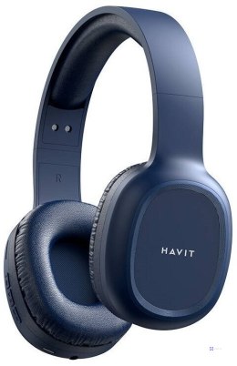 Słuchawki bezprzewodowe nauszne Havit H2590BT Pro (niebieski) (OUTLET)