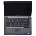 DELL LATITUDE 7400 i7-8665U 16GB 256GB SSD 14" FHD (US QWERTY) carbon Win11pro + zasilacz UŻYWANY