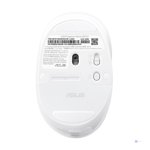 Mysz bezprzewodowa ASUS MD101 Fragrance Mouse Wireless /Bluetooth Iridescent White