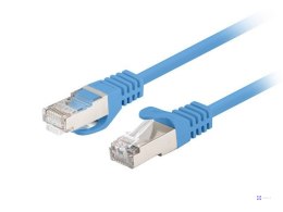 PATCHCORD KAT.6 FTP 1M NIEBIESKI FLUKE PASSED LANBERG 10-PACK