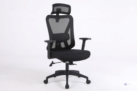 Ergonomiczny fotel biurowy ACTIVEJET T5 czarny (OUTLET)