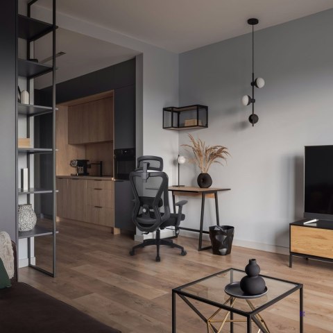 Ergonomiczny fotel biurowy ACTIVEJET T5 czarny (OUTLET)