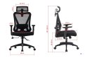 Ergonomiczny fotel biurowy ACTIVEJET T5 czarny (OUTLET)