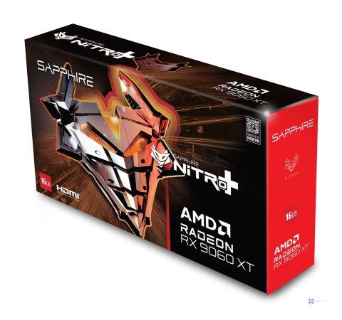 Karta graf. SAPPHIRE NITRO+ RX 9060 XT GAMING OC 16 (OUTLET)