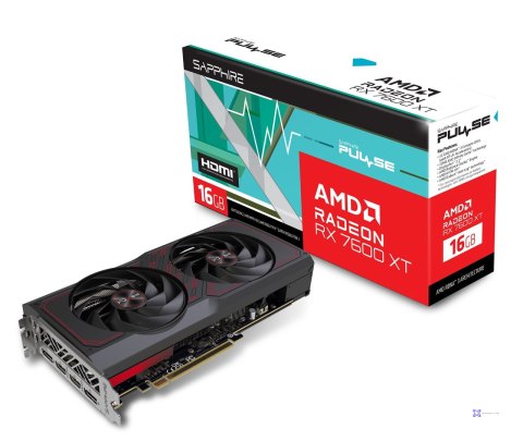 Karta graficzna SAPPHIRE Radeon RX 7600 XT PULSE Gaming OC 16GB (OUTLET)