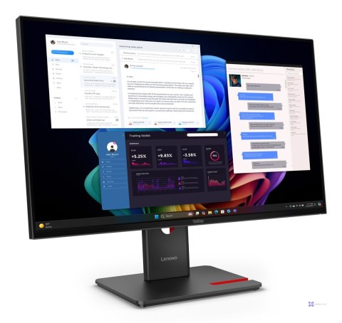 Lenovo ThinkVision T27UD-40 27"UHD IPS 60Hz 350nits AG USB HDMI DP RJ45 Eclipse Black 3Y OnSite