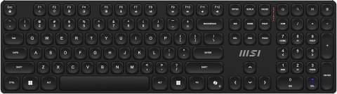 Zestaw klawiatura + mysz MSI Forge K210 Wireless Mouse and Keyboard Combo bezprzewodowe czarne