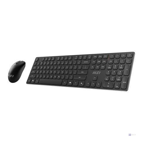 Zestaw klawiatura + mysz MSI Forge K210 Wireless Mouse and Keyboard Combo bezprzewodowe czarne