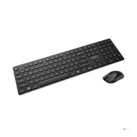 Zestaw klawiatura + mysz MSI Forge K210 Wireless Mouse and Keyboard Combo bezprzewodowe czarne