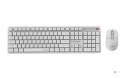 GEMBIRD BEZPRZEWODOWY ZESTAW KLAWIATURY + MYSZ SILENT KEY PRO BUSINESS, BIAŁY, UKŁAD RU