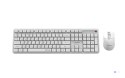 GEMBIRD BEZPRZEWODOWY ZESTAW KLAWIATURY + MYSZ SILENT KEY PRO BUSINESS, BIAŁY, UKŁAD RU