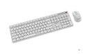 GEMBIRD BEZPRZEWODOWY ZESTAW KLAWIATURY + MYSZ SILENT KEY PRO BUSINESS, BIAŁY, UKŁAD US