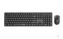 GEMBIRD BEZPRZEWODOWY ZESTAW KLAWIATURY +MYSZ SILENT KEY PRO BUSINESS, CZARNY, UKŁAD RU