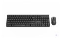 GEMBIRD BEZPRZEWODOWY ZESTAW KLAWIATURY + MYSZ SILENT KEY PRO BUSINESS, CZARNY, UKŁAD US