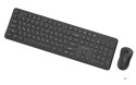 GEMBIRD BEZPRZEWODOWY ZESTAW KLAWIATURY + MYSZ SLIM PRO BUSINESS NA BIURKO, CZARNY, UKŁAD RU