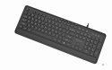 GEMBIRD KLAWIATURA PRZEWODOWA MULTIMEDIALNA SLIM, USB 5 KLAWISZY HOTKEYS, US LAYOUT, CZARNA