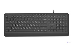 GEMBIRD PRZEWODOWA KLAWIATURA MULTIMEDIALNA SLIM 5 KLAWISZY HOTKEYS, RU LAYOUT, CZARNA