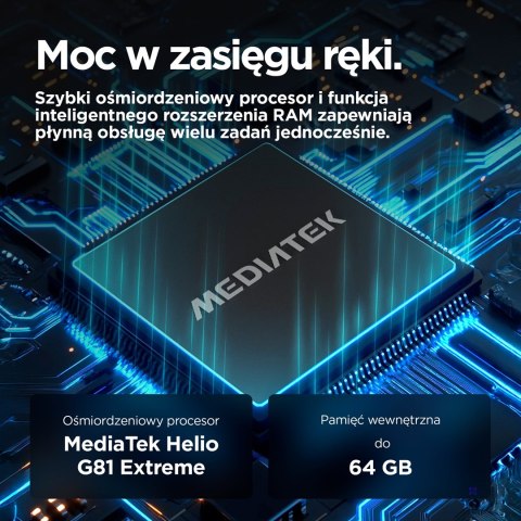 Smartfon Motorola Moto E15 2/64GB Misty Blue (WYPRZEDAŻ)