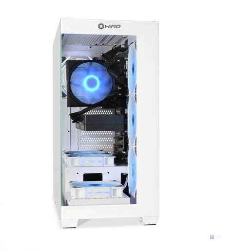 Komputer HIRO Aurora White Edition Intel i5 14400F, RTX 5070 12GB, 32GB RAM, 1TB SSD, WIFI, W11