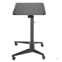 MACLEAN MOBILNE BIURKO STOLIK NA LAPTOP CZARNE MC-453B