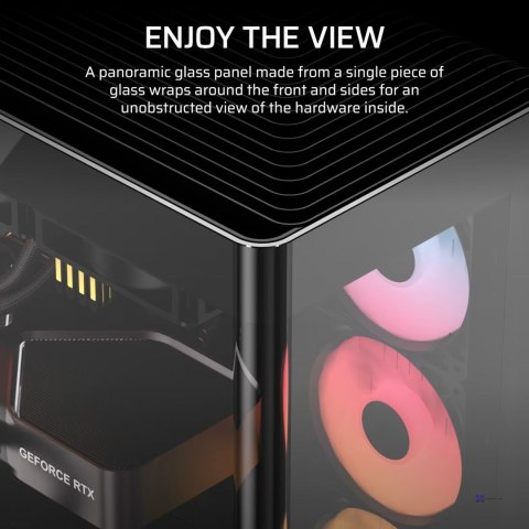 Obudowa Corsair FRAME 4500X RS-R ARGB Tempered Glass Mid-Tower, Black