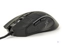GEMBIRD GAMINGOWA MYSZ Z PODŚWIETLENIEM RGB USB, CZARNA (OUTLET)