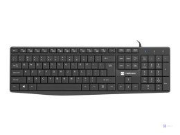 NATEC KLAWIATURA NAUTILUS US SLIM CZARNA NKL-1950