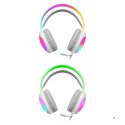 DEFENDER SŁUCHAWKI Z MIKROFONEM ECLIPSE RGB BIAŁE 62440