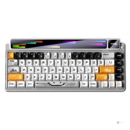 Klawiatura gasket AMG65 White LightFeather switch RGB LEOBOG