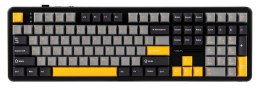 Klawiatura gasket F108 Gray+Orange+Deep Gray Volcano switch RGB AULA