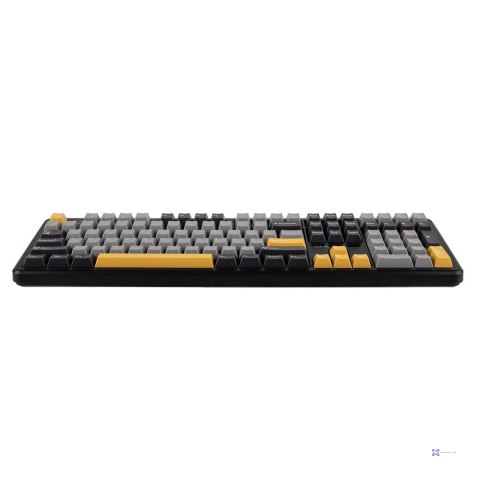 Klawiatura gasket F108 Gray+Orange+Deep Gray Volcano switch RGB AULA