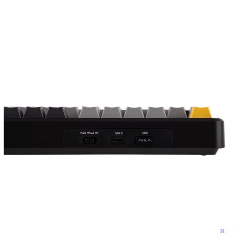 Klawiatura gasket F108 Gray+Orange+Deep Gray Volcano switch RGB AULA