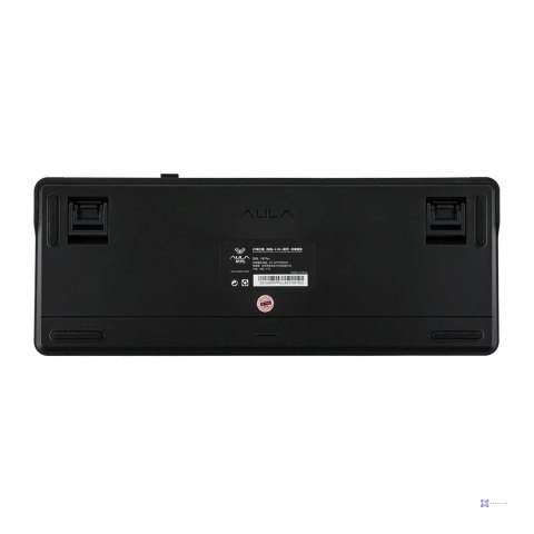 Klawiatura gasket F87 Pro Dark Blue + Black + Cyan GrayWoodV4 switch RGB AULA