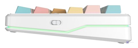 Klawiatura gasket F87Pro V2 Orange Soda Kailh Meteorite Ice Cream switch RGB AULA