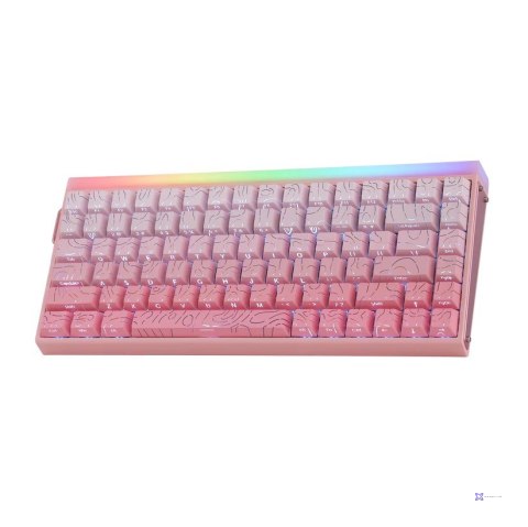 Klawiatura gasket HERO84 HE PINK+Gradient+Contour Dragon King switch RGB AULA