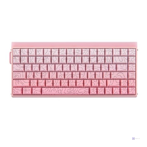 Klawiatura gasket HERO84 HE PINK+Gradient+Contour Dragon King switch RGB AULA