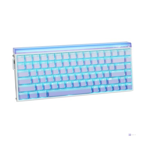 Klawiatura gasket HERO84 HE White+Purple+Gradient+LIGHT JadeKing switch RGB AULA