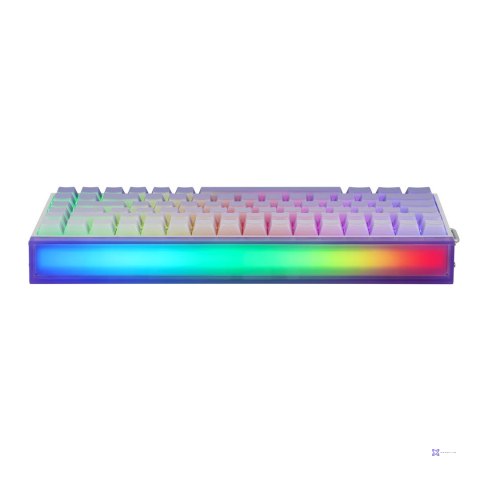 Klawiatura gasket HERO84 HE White+Purple+Gradient+LIGHT JadeKing switch RGB AULA