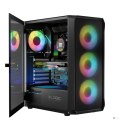 LOGIC OBUDOWA LOGIC PORTOS ARGB MIDI USB 3.0 BLACK