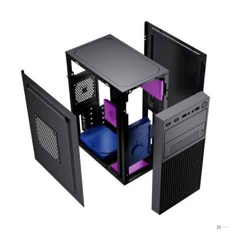 GEMBIRD OBUDOWA FORNAX K300 MINI-TOWER (2X USB 3.0, 2X USB 2.0, HD AUDIO) CZARNA