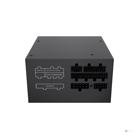 GEMBIRD ZASILACZ KOMPUTEROWY FORNAX POWER 750W 80+ GOLD ATX, 750W, AKTYWNE PFC, 12CM WENTYLATOR