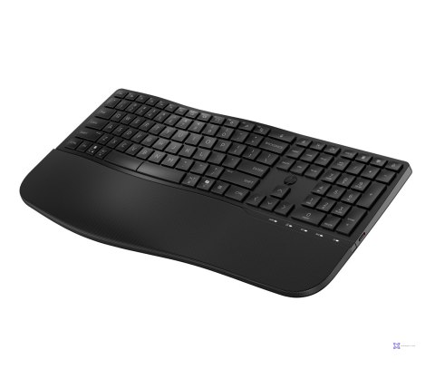 Klawiatura HP 680 Comfort Dual-Mode Keyboard Wireless/Bluetooth Black bezprzewodowa czarna 8T6L8AA